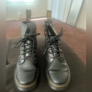 Dr. Martens Zavala Black Lace-up Boots - Women’s 9